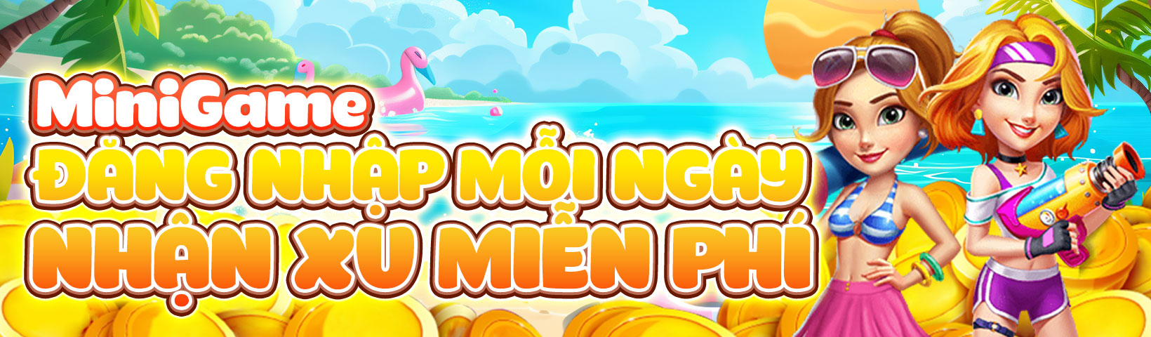 Minigame đăng nhập mỗi ngày nhận xu miễn phí