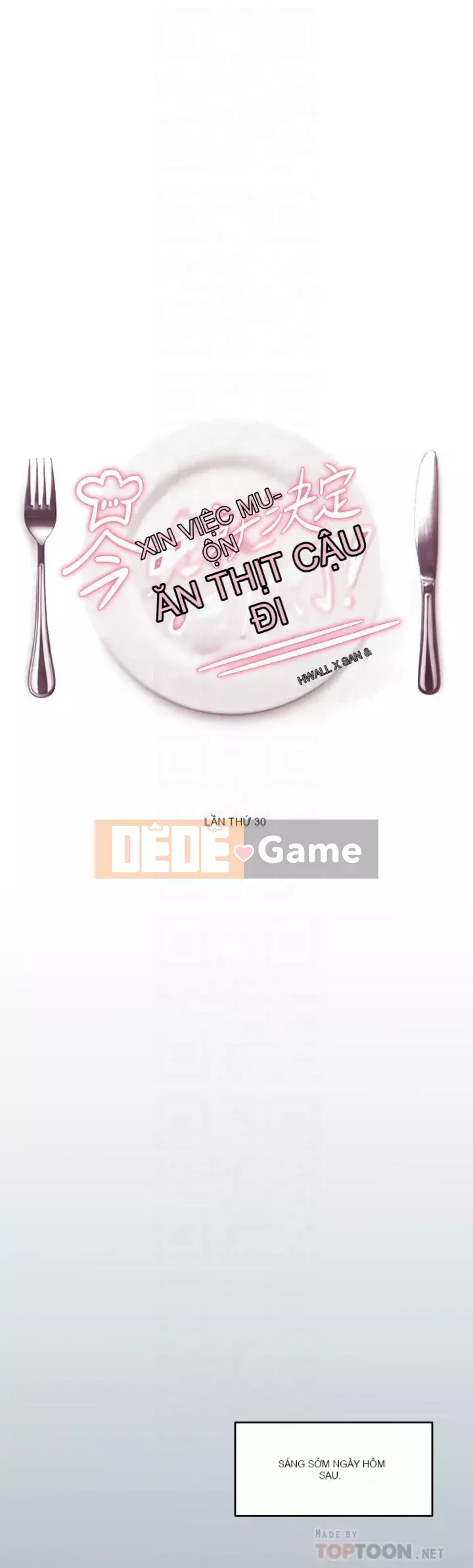 Tôi quyết định ăn bạn tối nay Chương 30-31