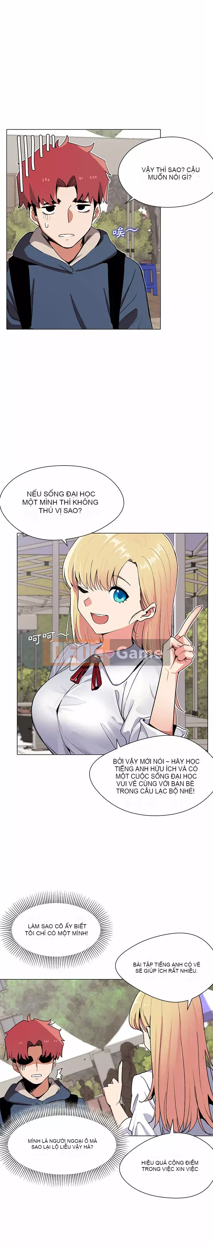 Cuộc sống đại học bắt đầu với các câu lạc bộ Chương 1-4