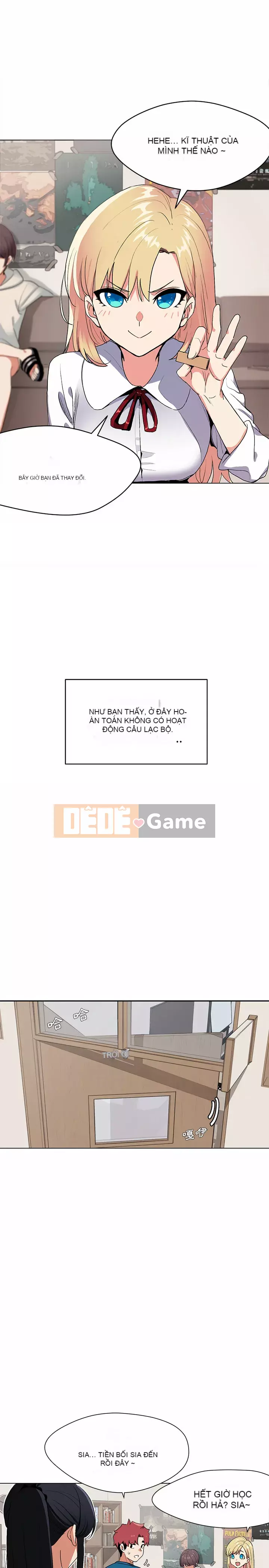 Cuộc sống đại học bắt đầu với các câu lạc bộ Chương 1-4