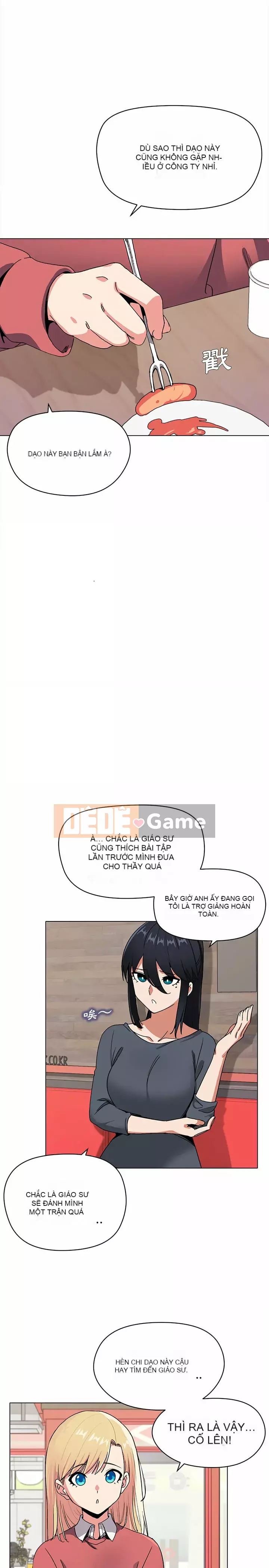 Cuộc sống đại học bắt đầu với các câu lạc bộ Chương 1-4