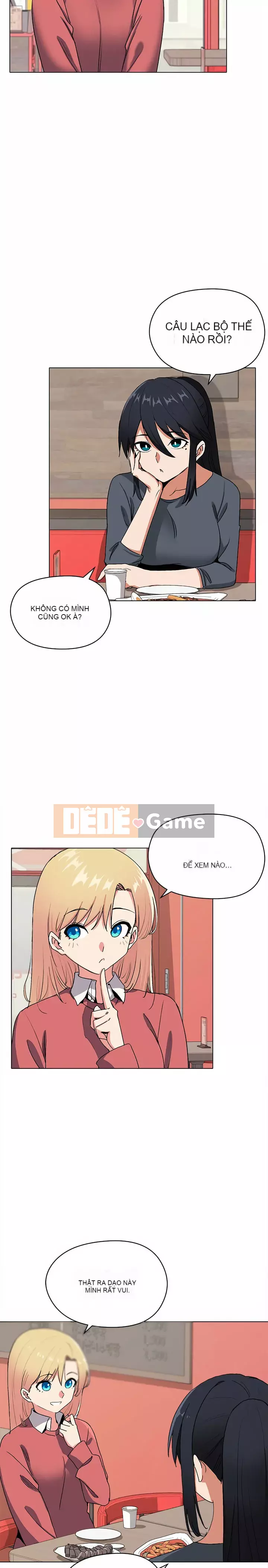 Cuộc sống đại học bắt đầu với các câu lạc bộ Chương 1-4