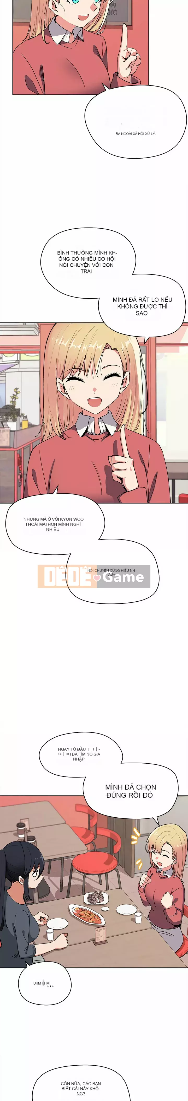 Cuộc sống đại học bắt đầu với các câu lạc bộ Chương 1-4