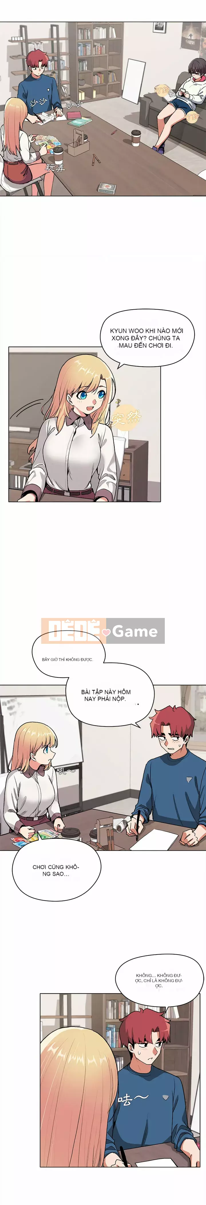 Cuộc sống đại học bắt đầu với các câu lạc bộ Chương 1-4