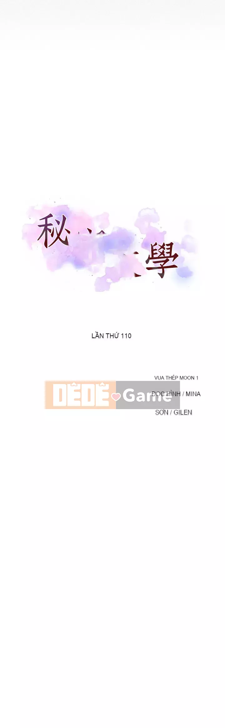 Dạy bí mật Chương 110