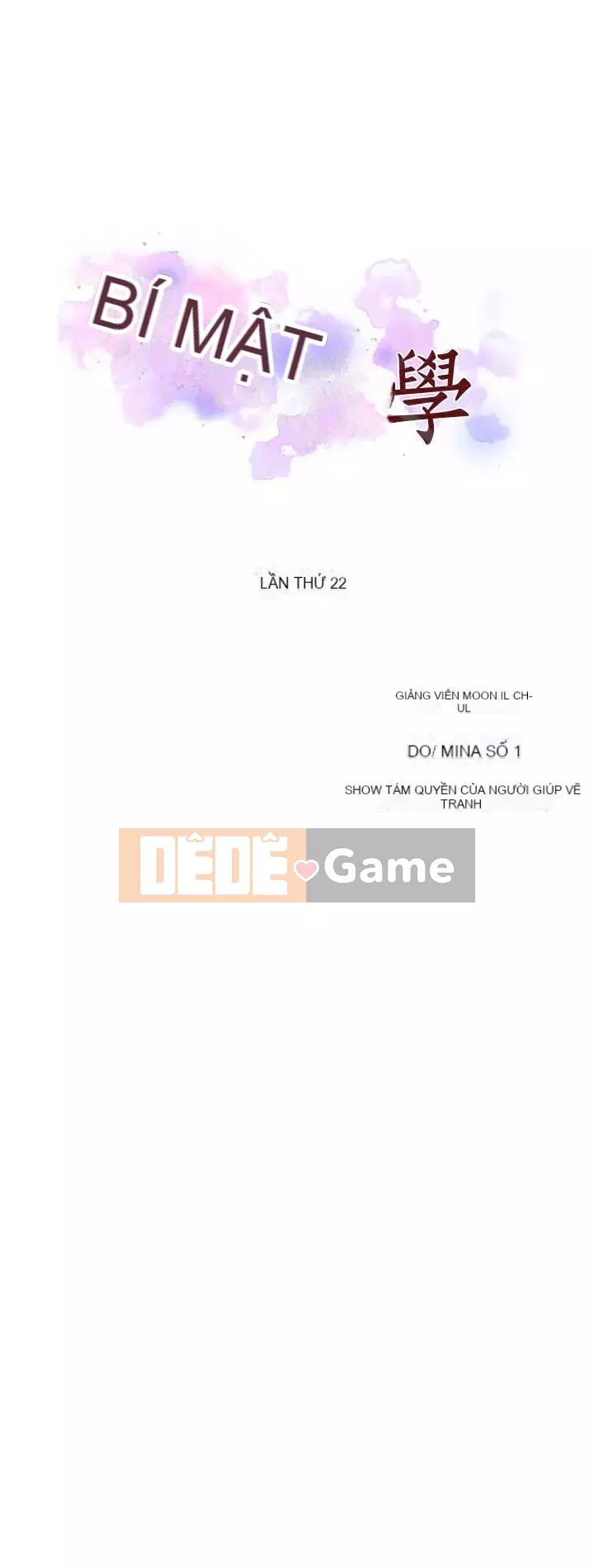 Dạy bí mật Chương 1-55
