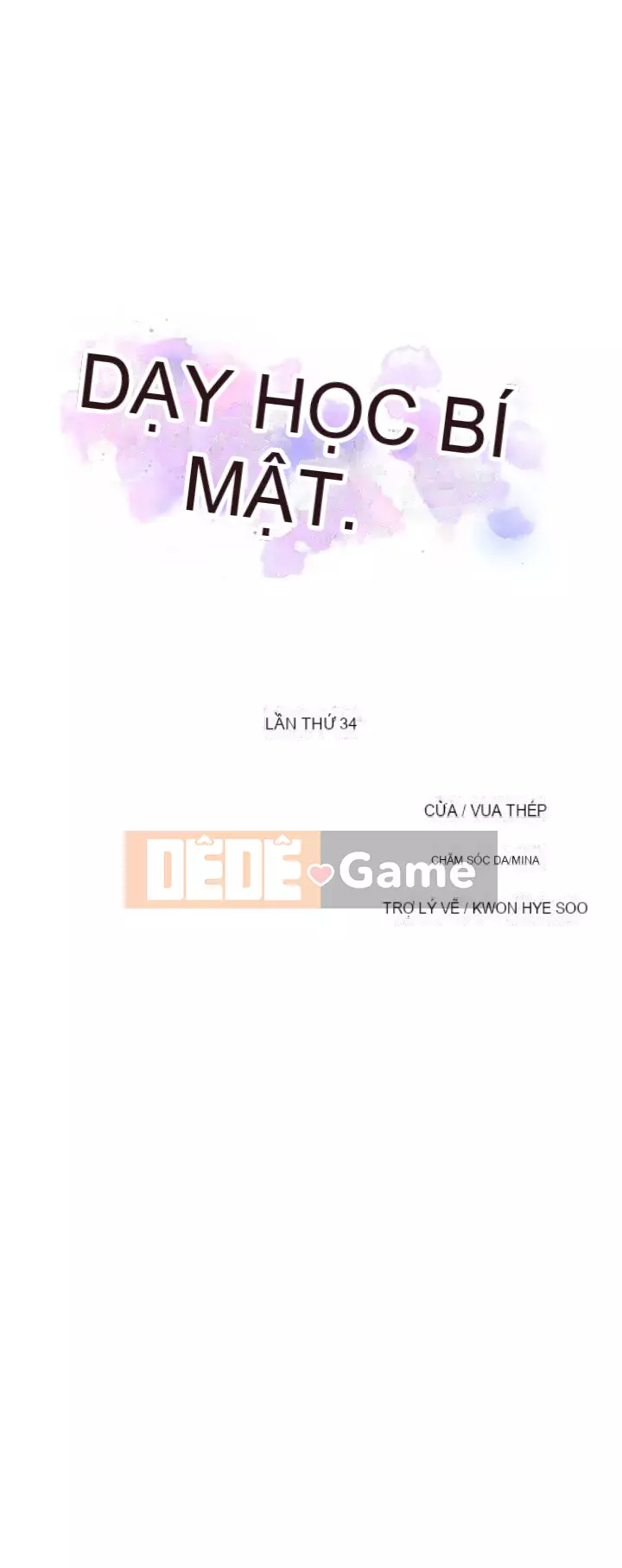 Dạy bí mật Chương 1-55