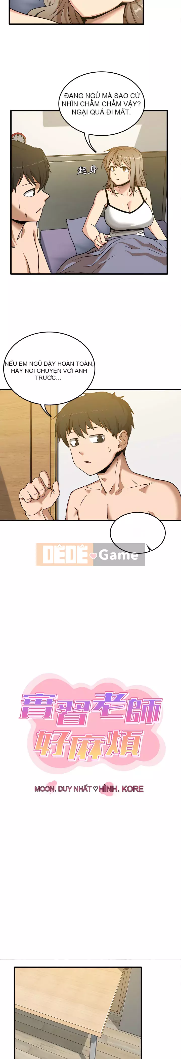 Giáo viên thực tập rắc rối quá Chương 1-4