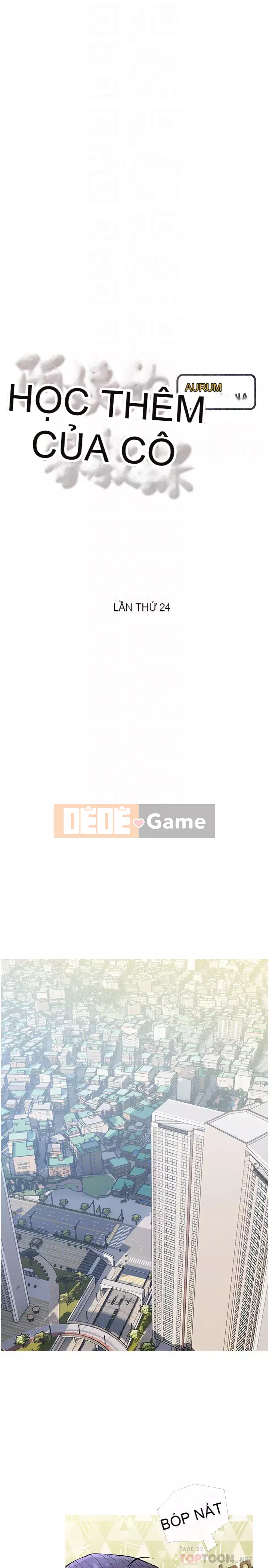 Bài học dạy kèm của dì Chương 23-24