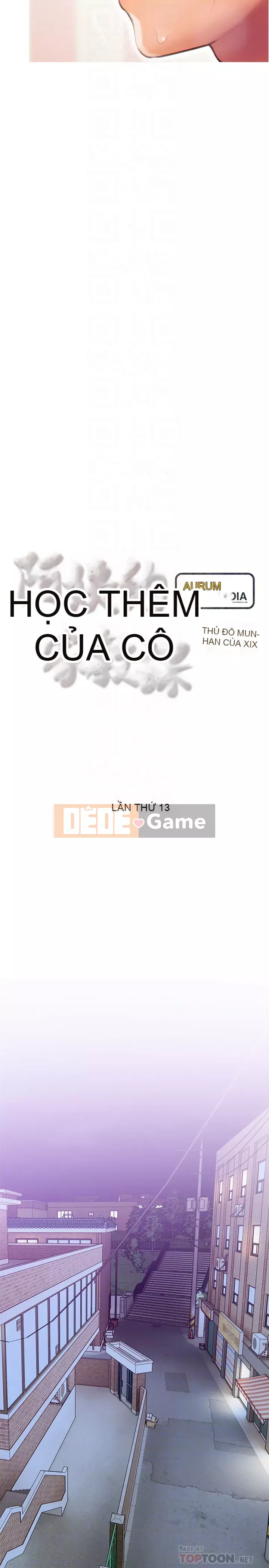 Bài học dạy kèm của dì Chương 13-14