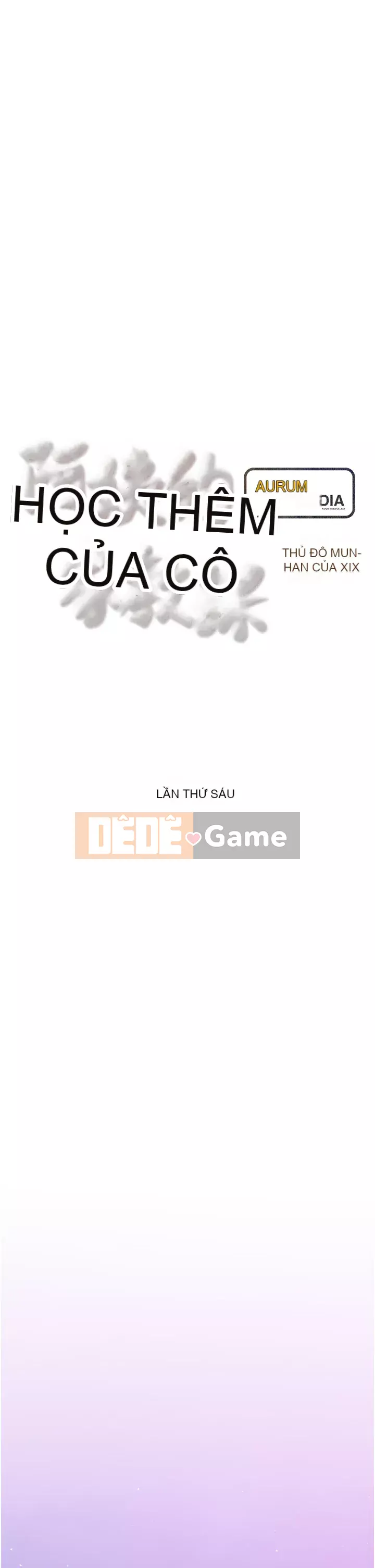 Bài học dạy kèm của dì Chương 1-8