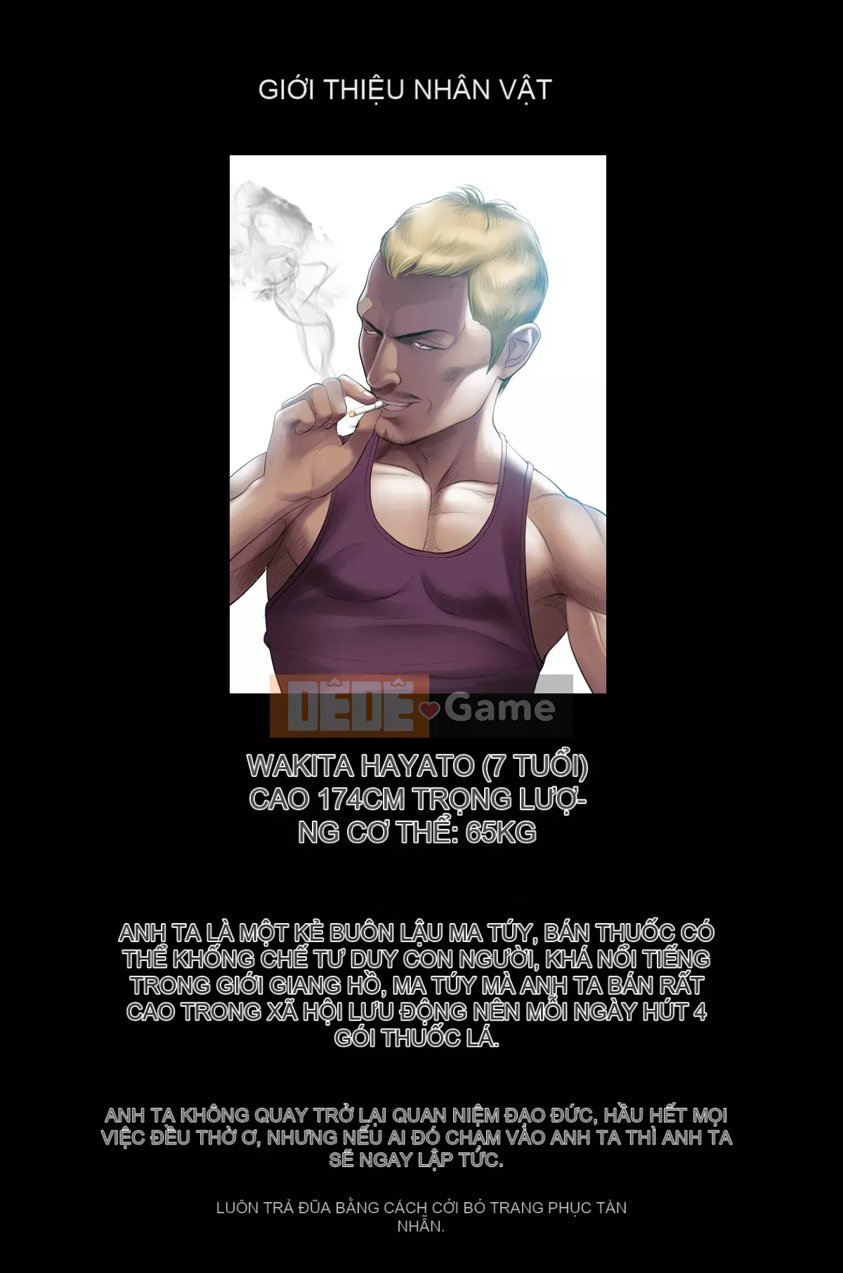 Rửa thuốc lá Chương 1