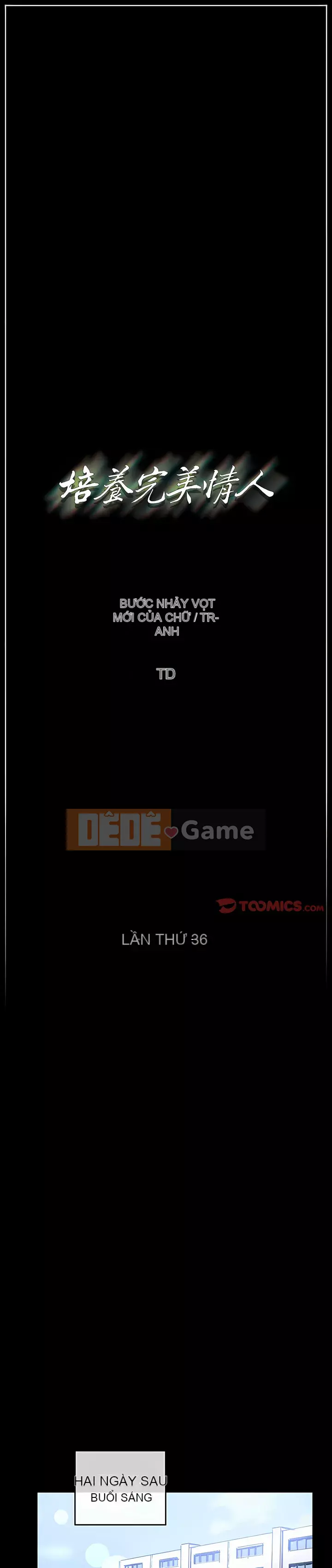 Trau dồi người yêu hoàn hảo Chương 35-36