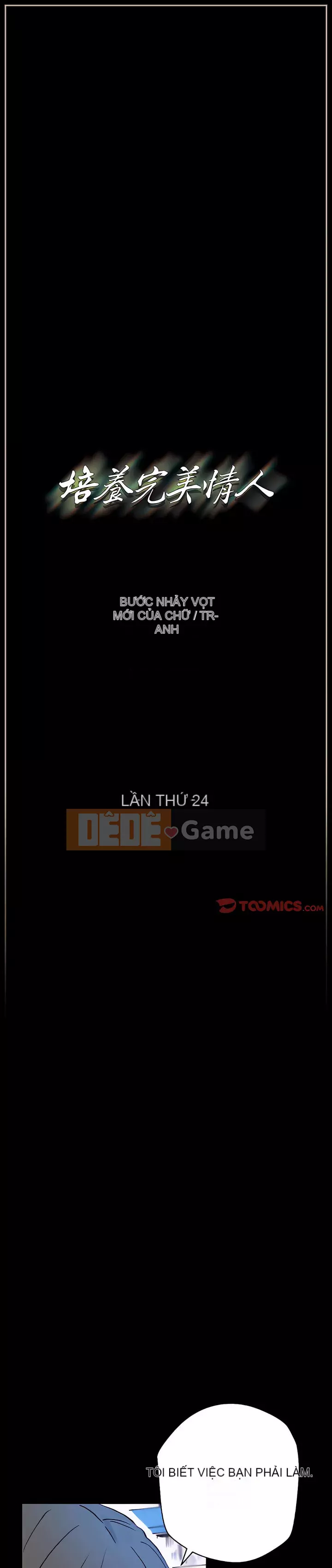 Trau dồi người yêu hoàn hảo Chương 23-24