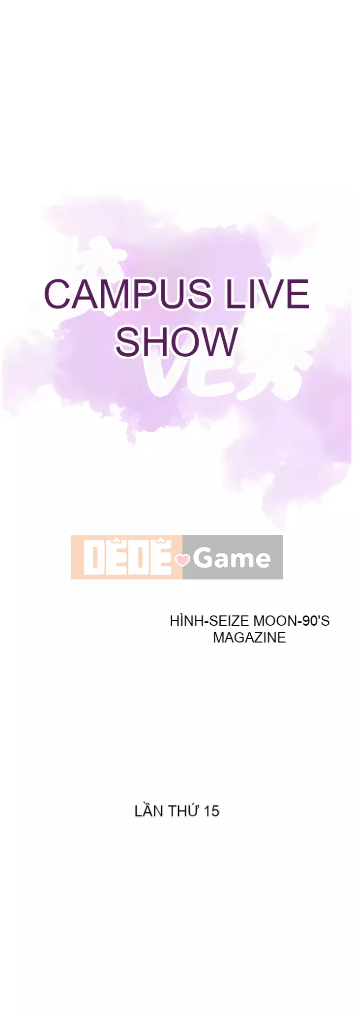 Khuôn viên trường TRỰC TIẾP Hiển thị Chương 1-67