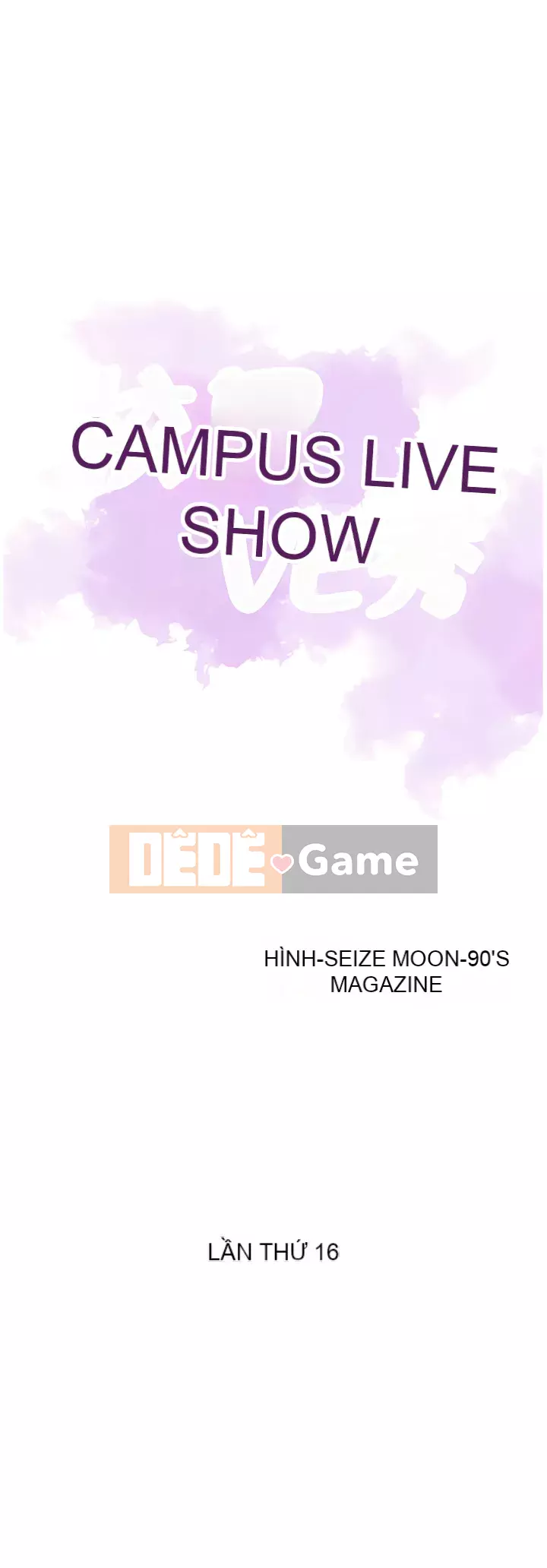 Khuôn viên trường TRỰC TIẾP Hiển thị Chương 1-67