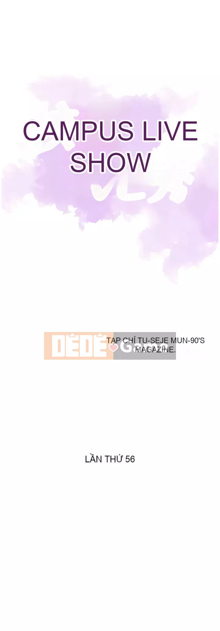 Khuôn viên trường TRỰC TIẾP Hiển thị Chương 1-67