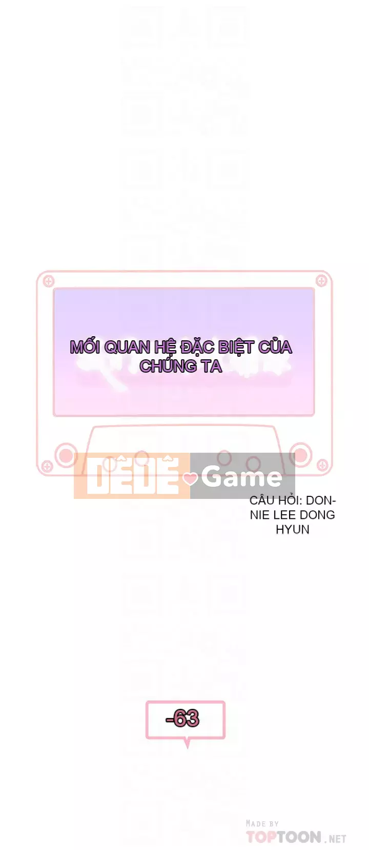 Mối quan hệ đặc biệt của chúng tôi Chương 63-64