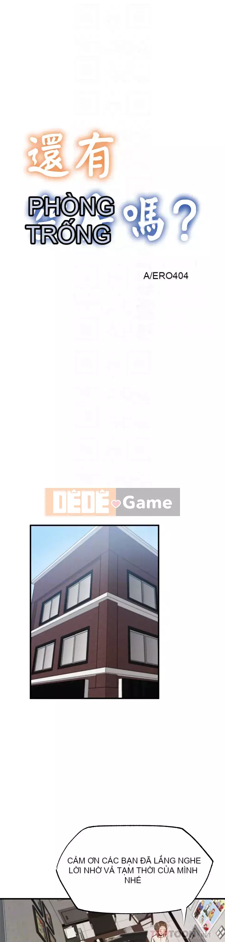 Có phòng nào trống không? Chương 43-44