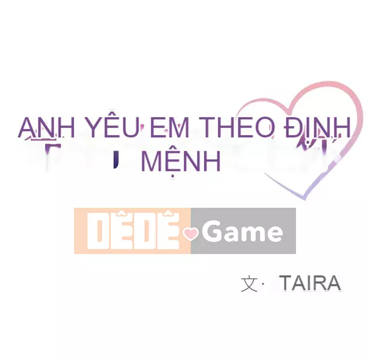 định mệnh để yêu bạn Chương 1-10