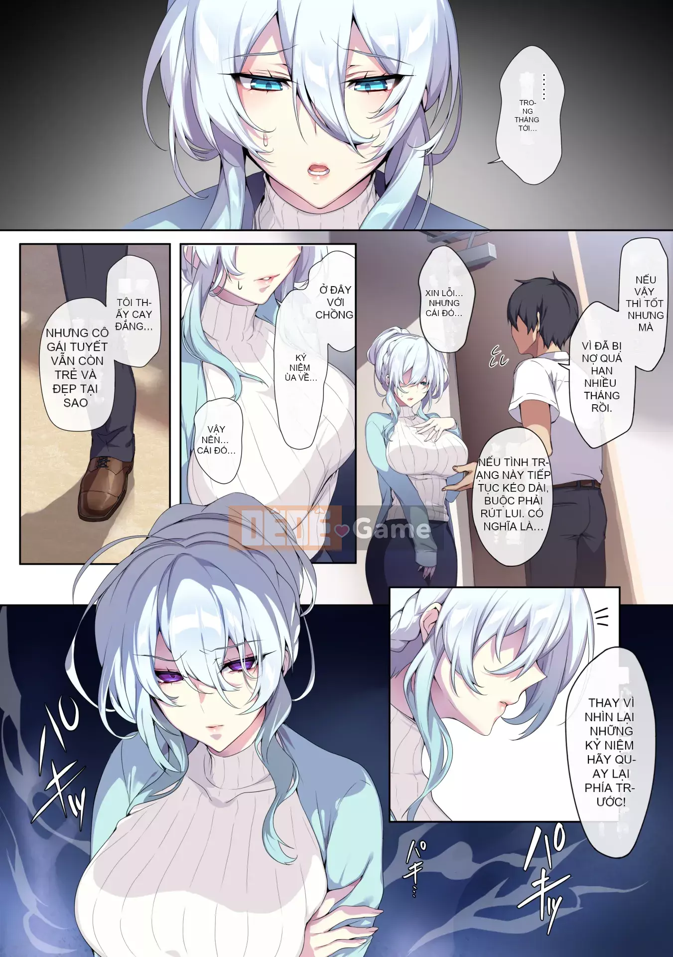 Một người phụ nữ tuyết góa bụa, không giỏi giao du và chiếc nhẫn bị nguyền rủa