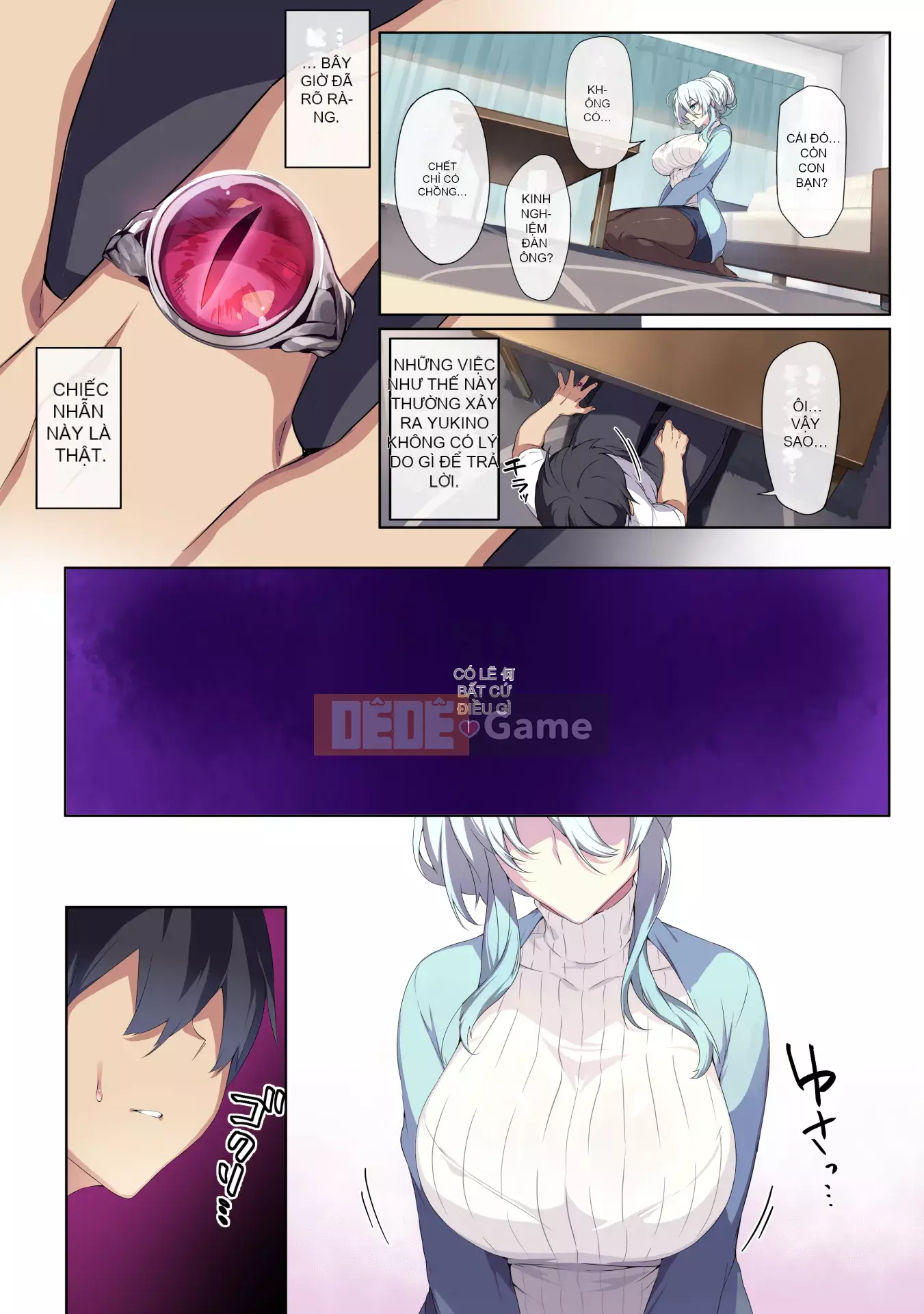 Một người phụ nữ tuyết góa bụa, không giỏi giao du và chiếc nhẫn bị nguyền rủa