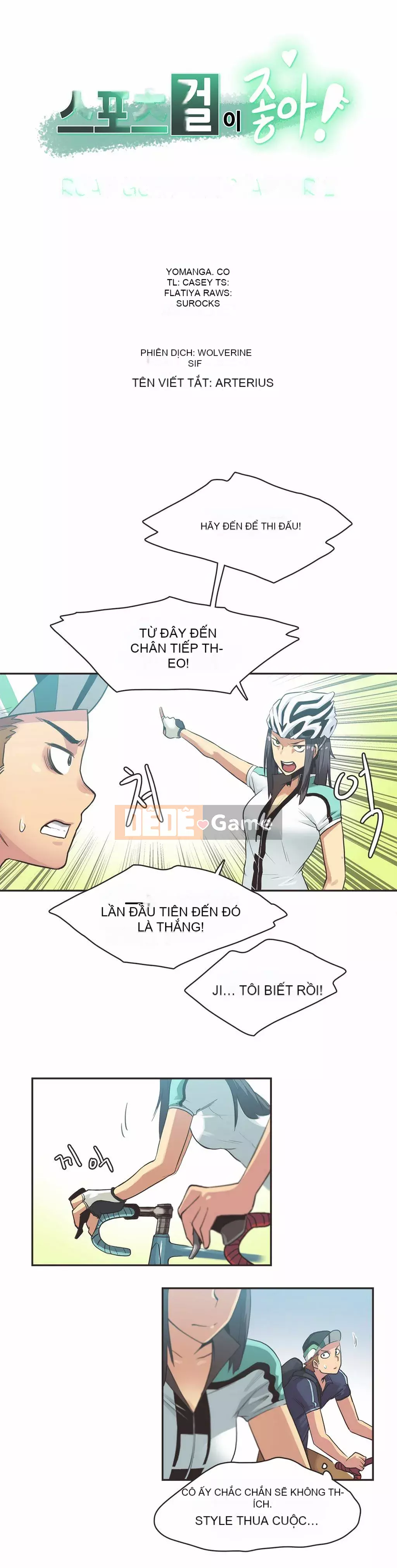 Cô gái vận động viên Chương 1-27