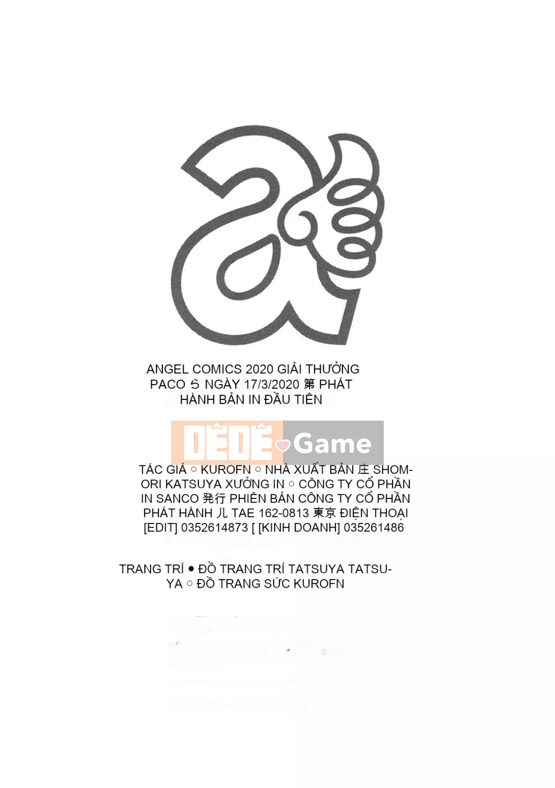 [Kuro Fn] Giải thưởng hiếm Paco [Kỹ thuật số]