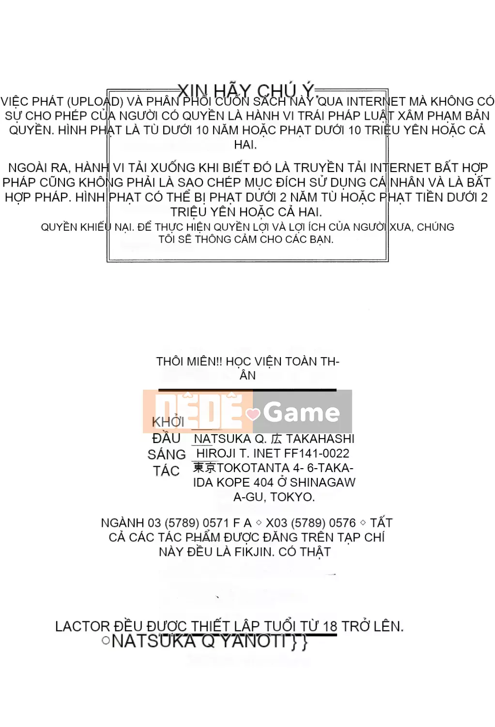 [Natsuka Qya] Thôi miên!