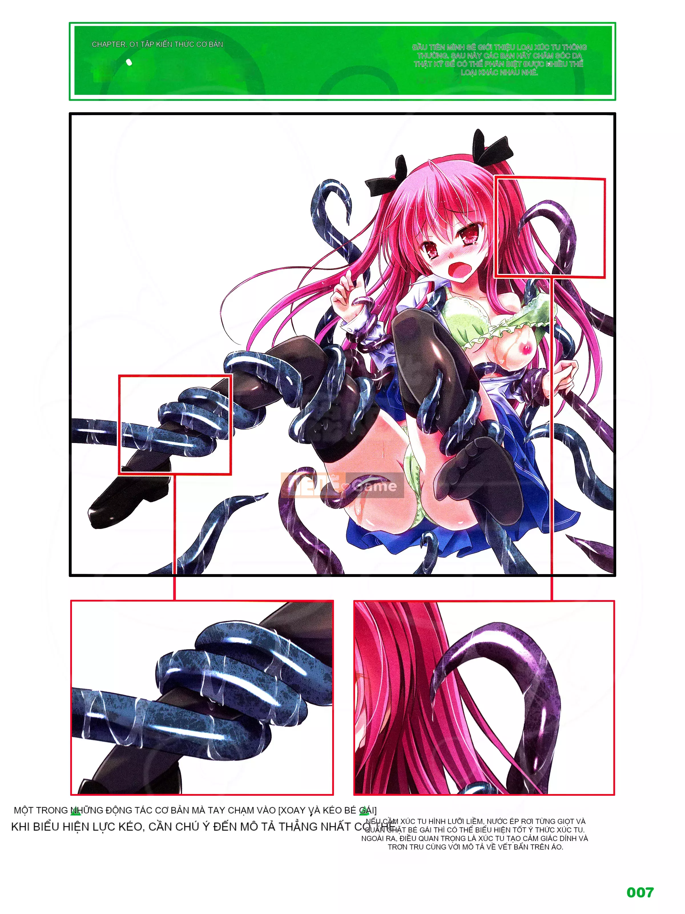 [Ichijinsha] Cách vẽ xúc tu