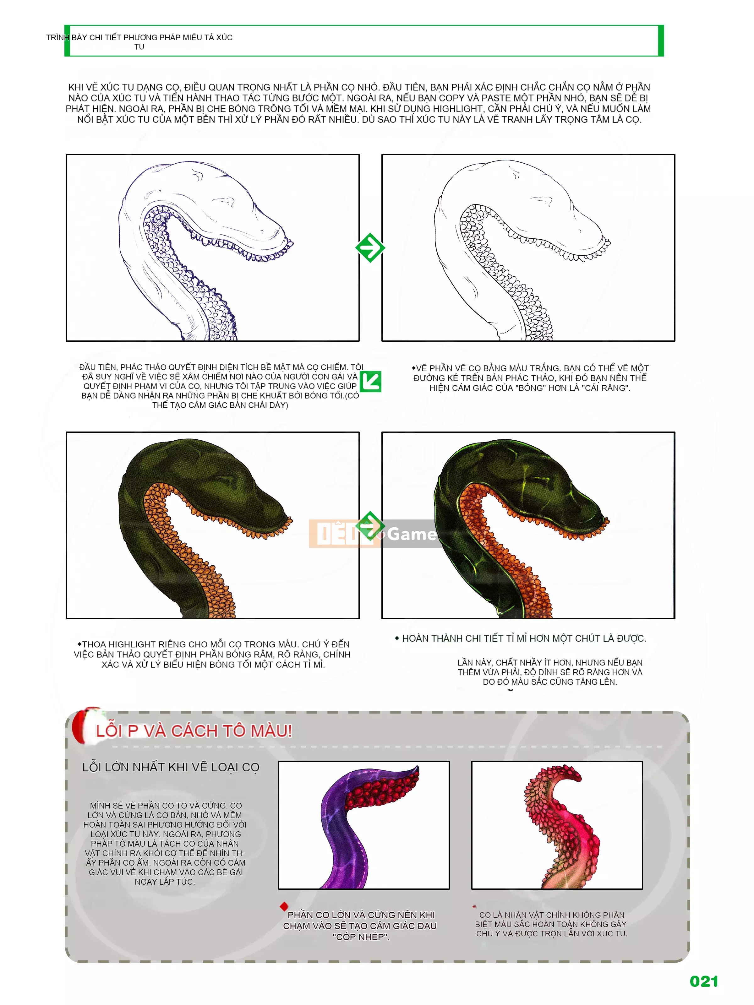 [Ichijinsha] Cách vẽ xúc tu