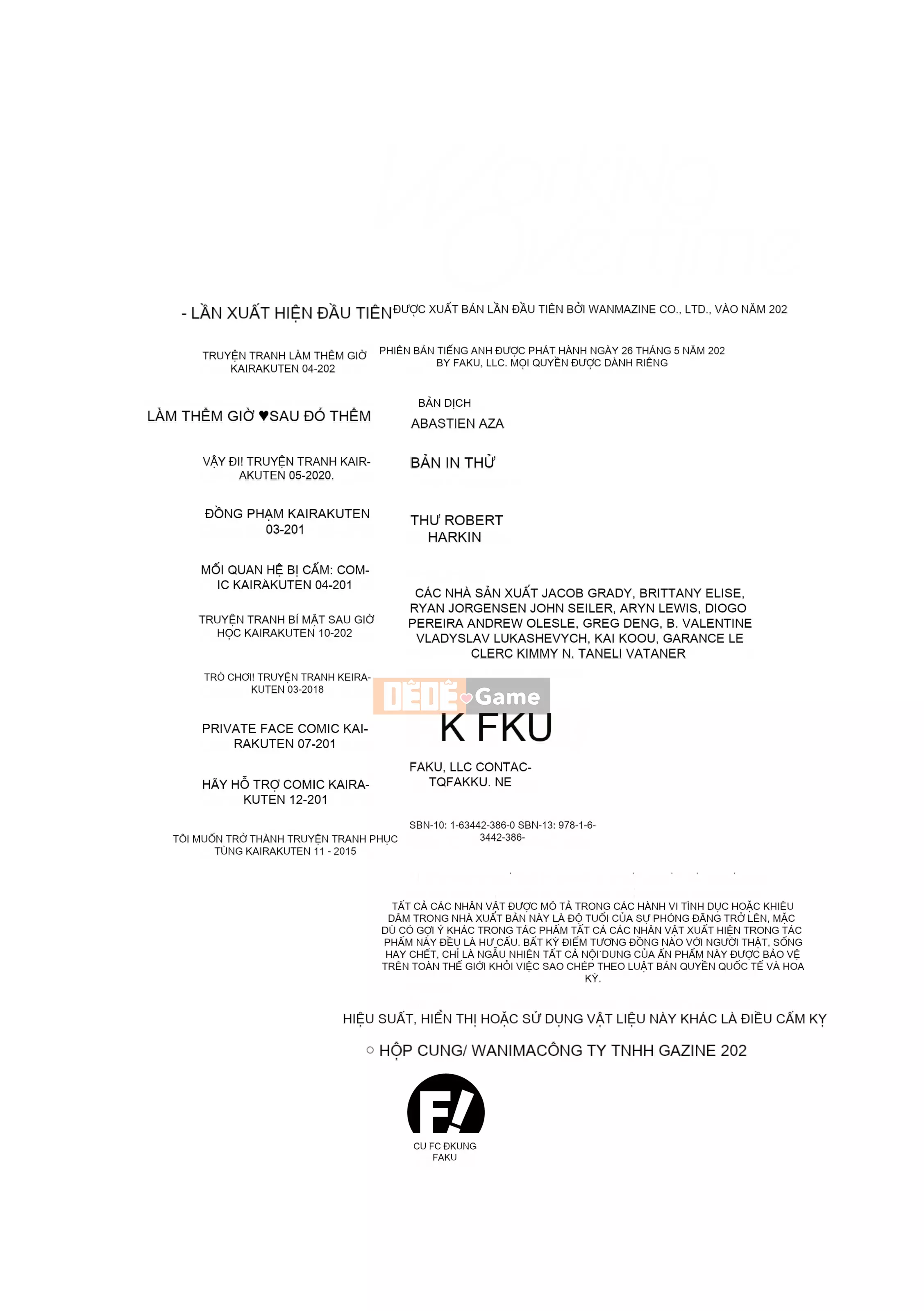 [Bowcan] Sau dịch vụ | [Bowcan] Làm việc ngoài giờ [FAKKU] [Không kiểm duyệt]