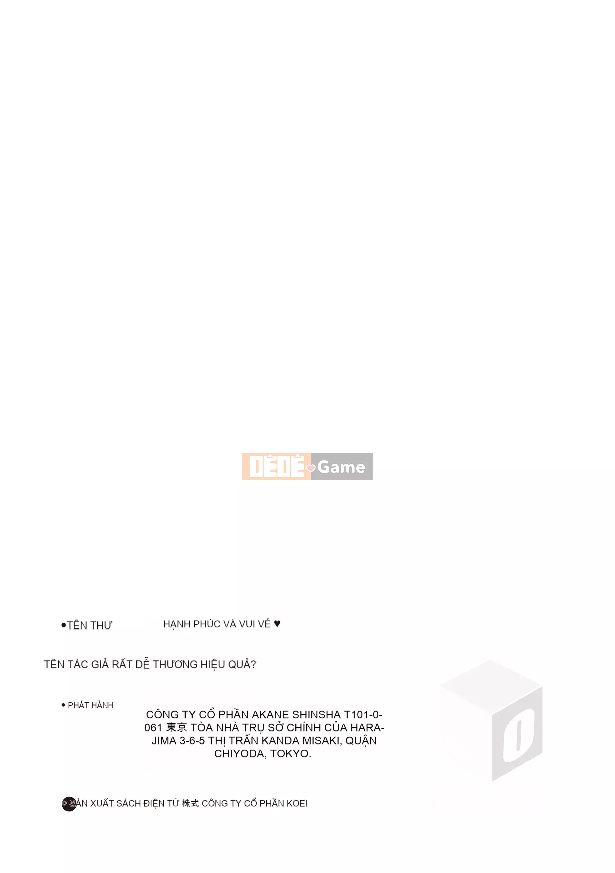 [Charadain] Nhỏ và hạnh phúc [Kỹ thuật số]