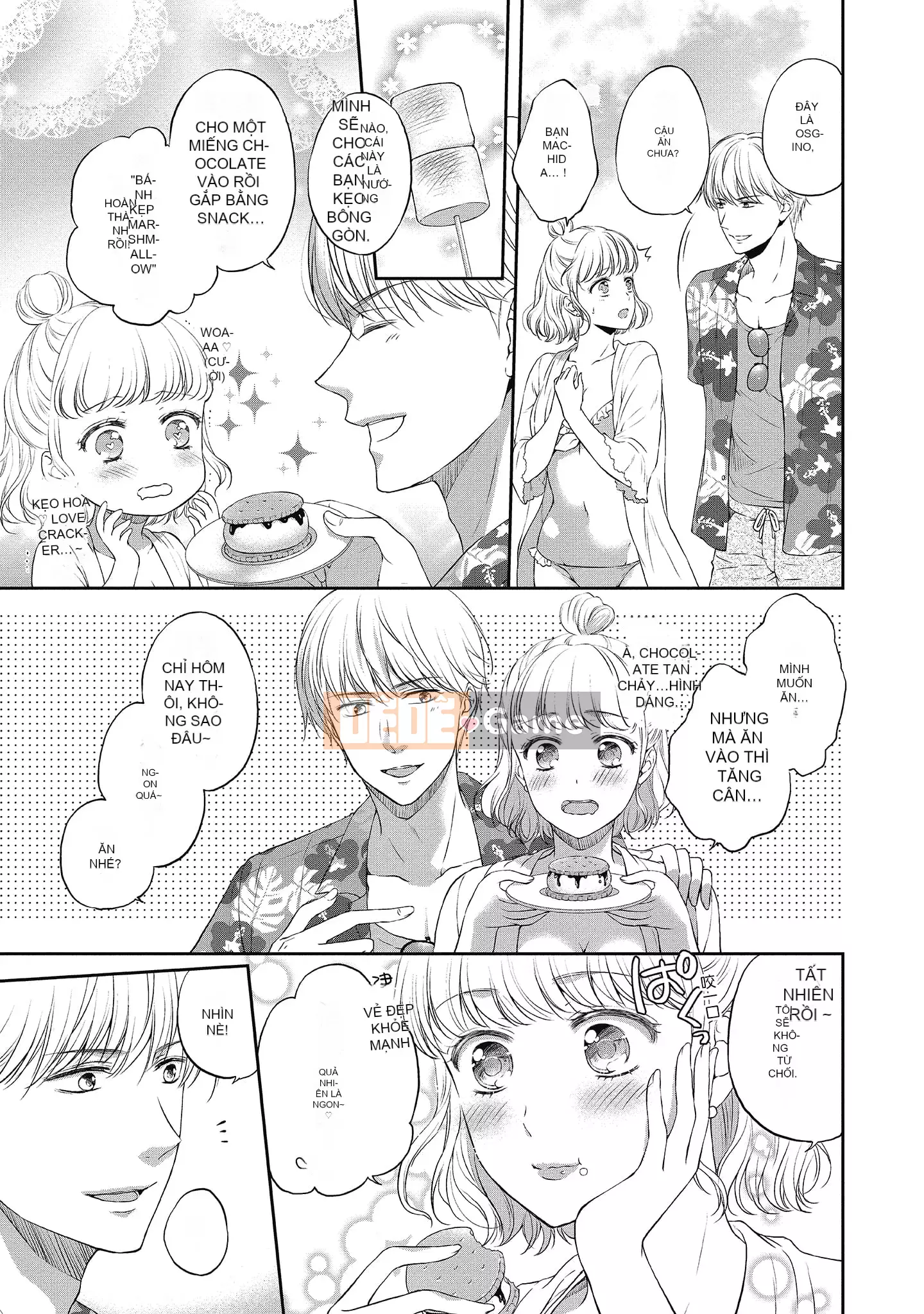 [Sanxia] Bạn gái bằng thịt và bạn trai ngọt ngào ~ Trận chiến giảm cân trên giường ngọt ngào và béo ngậy ~