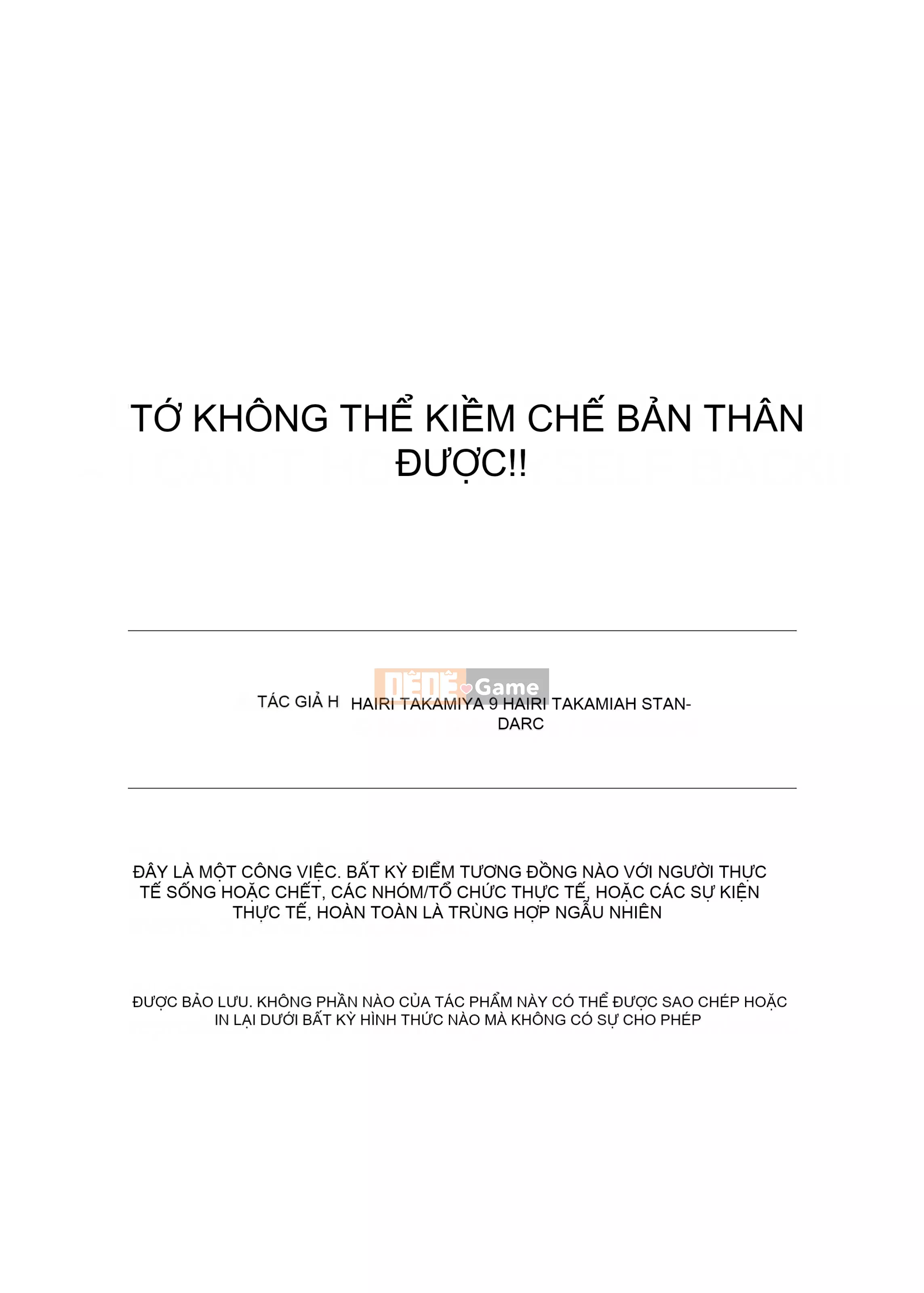 [Takamiya Hairi] Sống thử với em họ nghịch ngợm-Tôi không thể chịu nổi thân hình không mảnh vải che thân của mình!