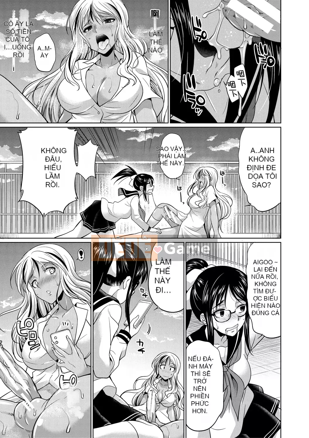 [Tsukishita Kaguya] Futanari Gal VS Bitch Sisters [Quỷ vương Hanka Gumi] [Kỹ thuật số]