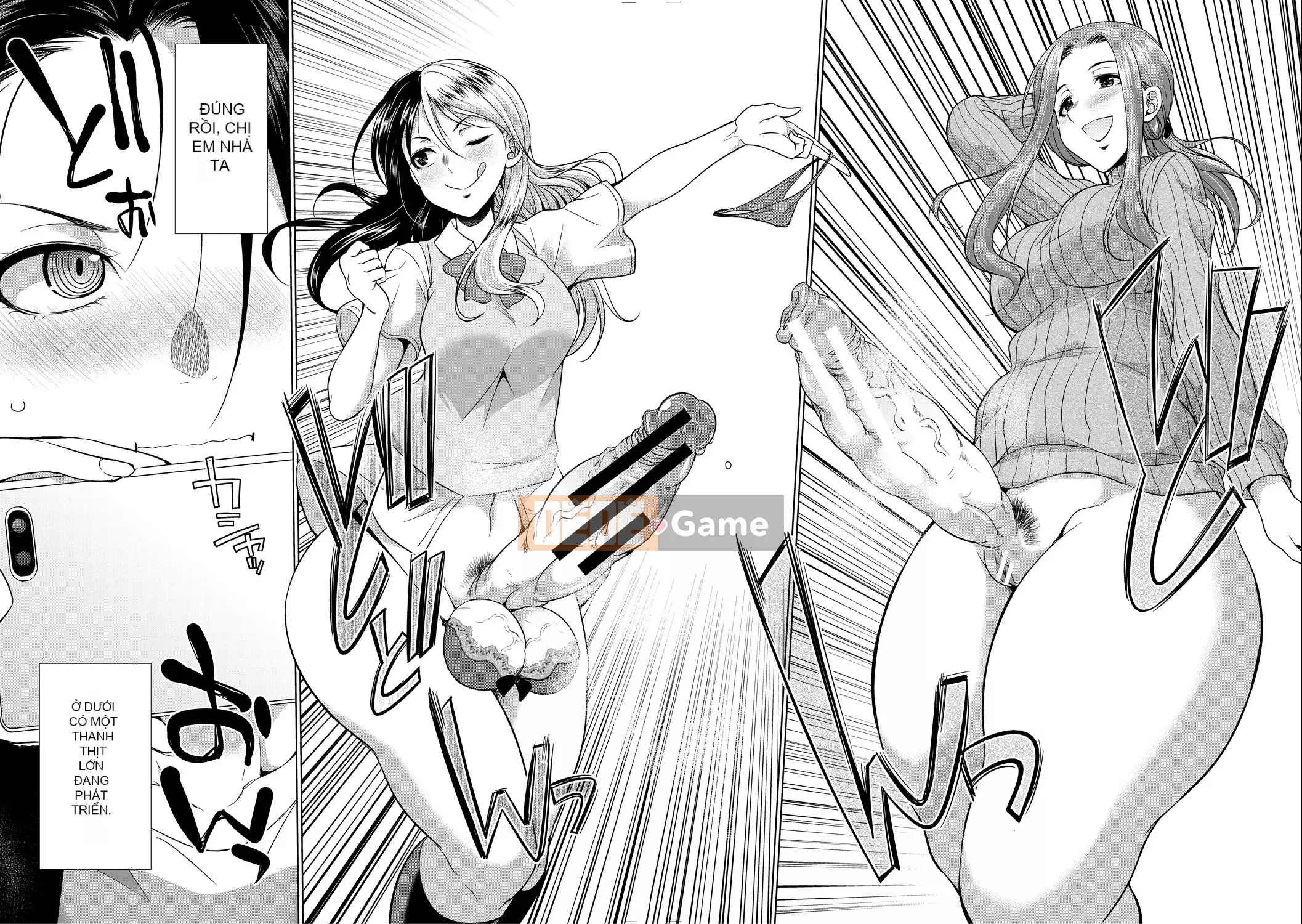 [Tsukishita Kaguya] Futanari Gal VS Bitch Sisters [Quỷ vương Hanka Gumi] [Kỹ thuật số]