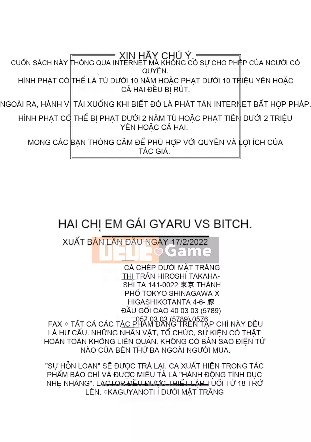 [Tsukishita Kaguya] Futanari Gal VS Bitch Sisters [Quỷ vương Hanka Gumi] [Kỹ thuật số]