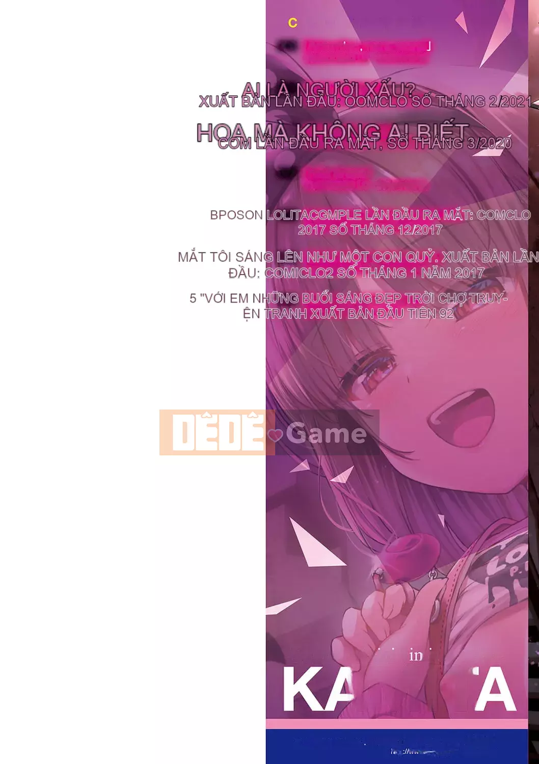 [Kamita] Bạn đang đứng như một con quỷ [Digital]