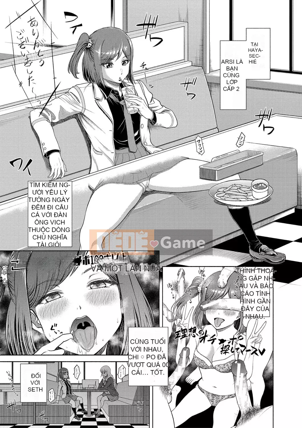 [Kinaka Masahiro] Trận đấu tình dục nhỏ bẩn thỉu của Chie và Karen [Kỹ thuật số]