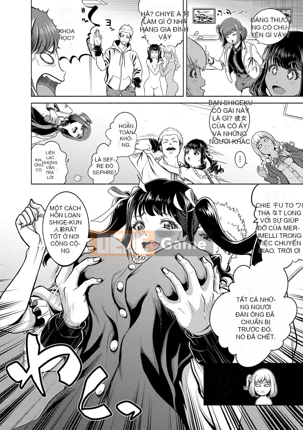 [Kinaka Masahiro] Trận đấu tình dục nhỏ bẩn thỉu của Chie và Karen [Kỹ thuật số]