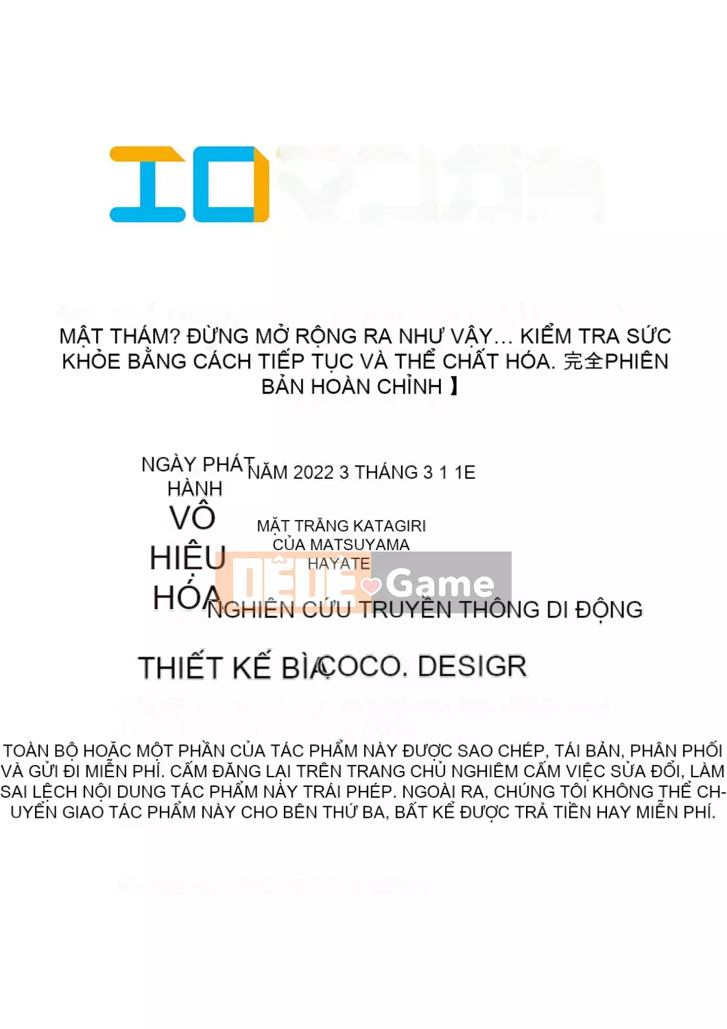 [Hayate Matsuyama x Hitzuki Katagiri] Điều tra ngầm!