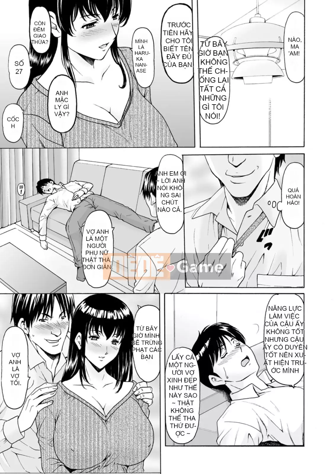 [Ryuichi Hoshino] Vợ bị Netorare tẩy não Haruka [Guyxyz Personal Overlap] [Decensored] [Digital]