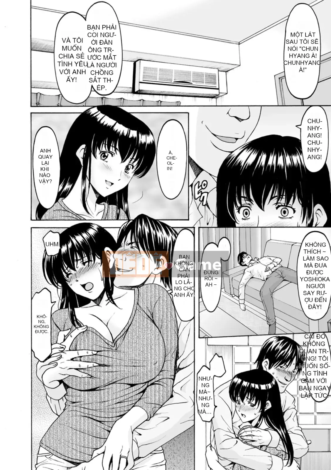 [Ryuichi Hoshino] Vợ bị Netorare tẩy não Haruka [Guyxyz Personal Overlap] [Decensored] [Digital]