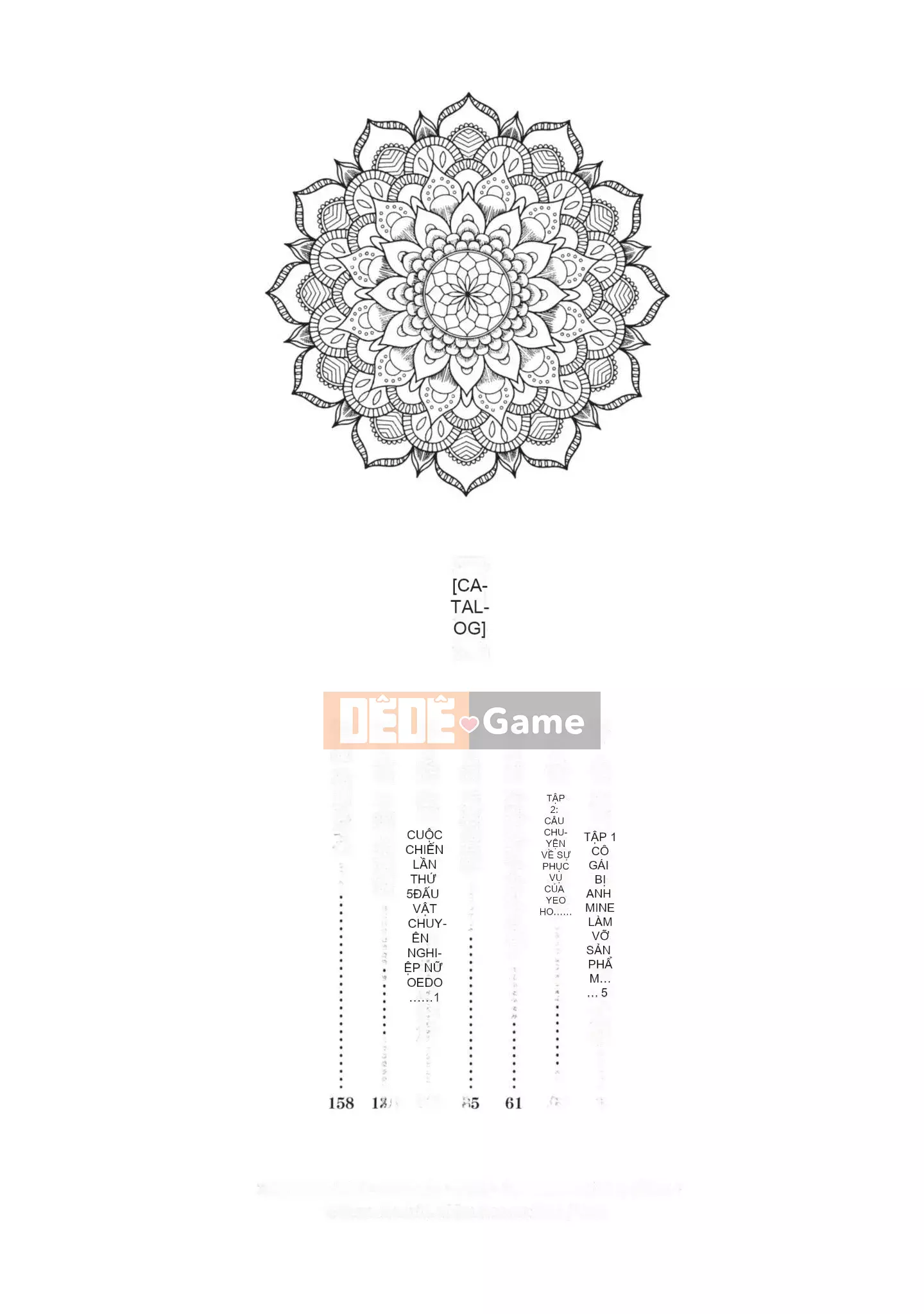 [Kaoru Hachigatsu x Hideo Kasuya] Bí mật Mandala điên cuồng bí mật