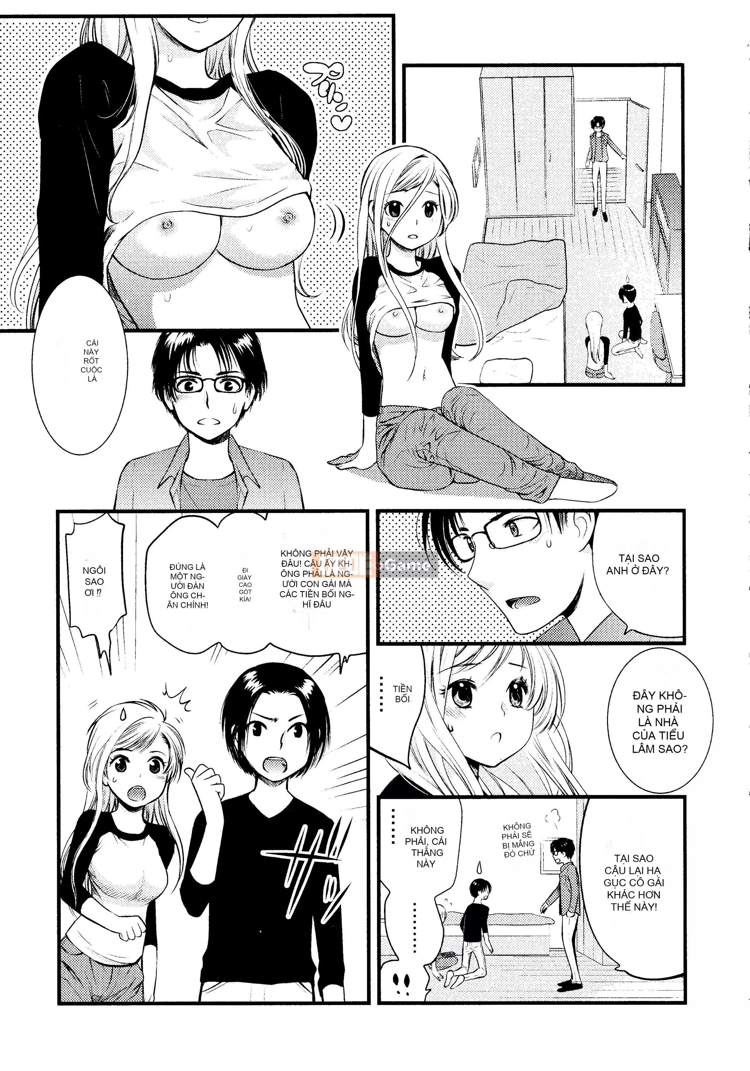 [Nhóm Trung Quốc hóa trứng Kumasaki][Miyako] Nguy hiểm thật!Ngực của tôi đã trở thành phụ nữ