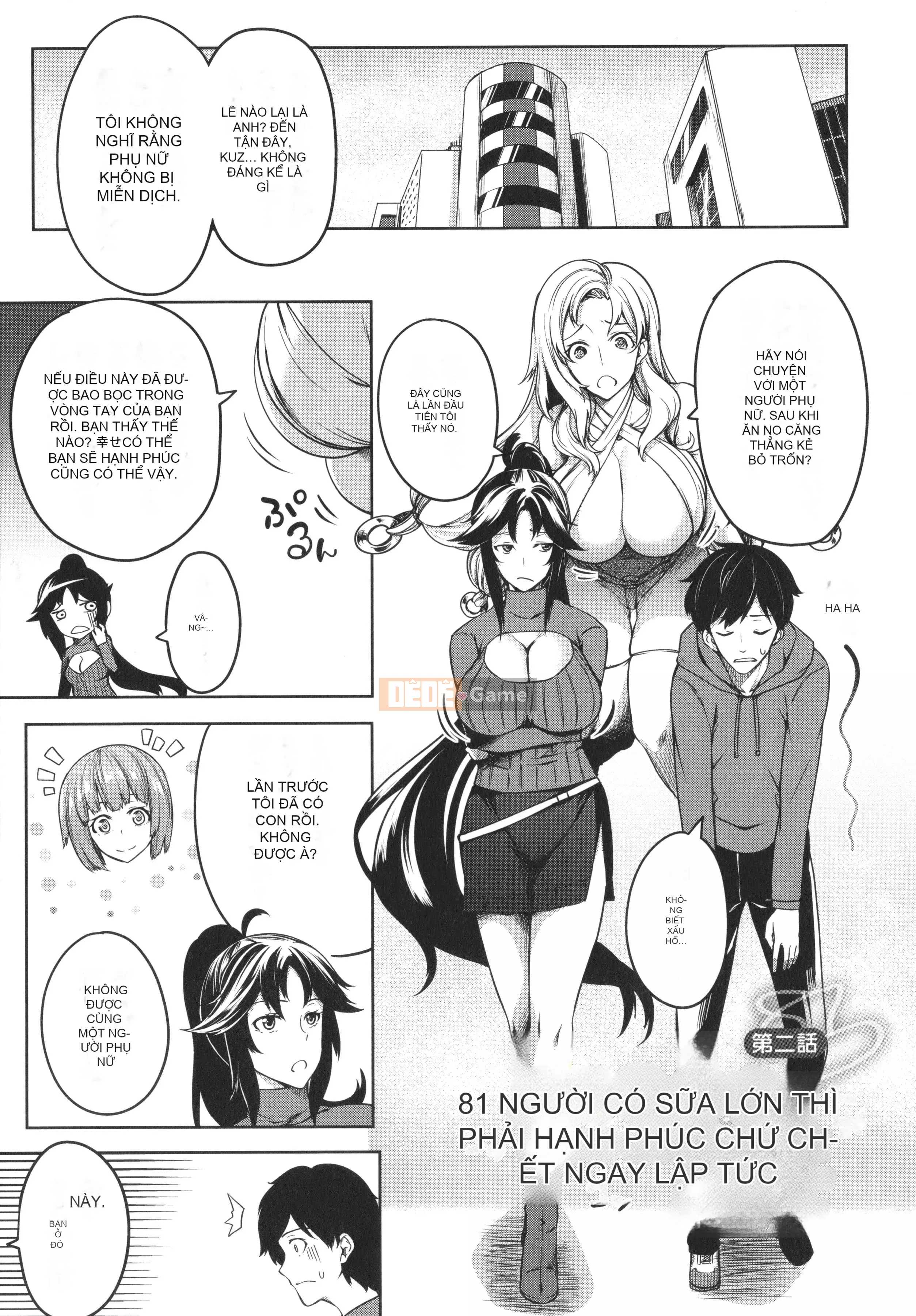 [Momiyama] Nếu bạn không làm cho 81 cô gái ngực lớn hạnh phúc, bạn sẽ chết ngay lập tức