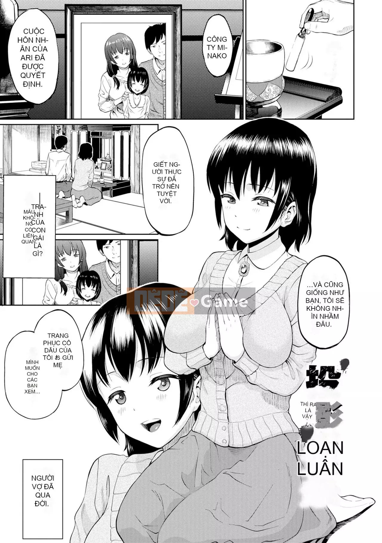 [Minato Itoya] Tôi xin lỗi...Hôm nay tôi không thể về nhà.