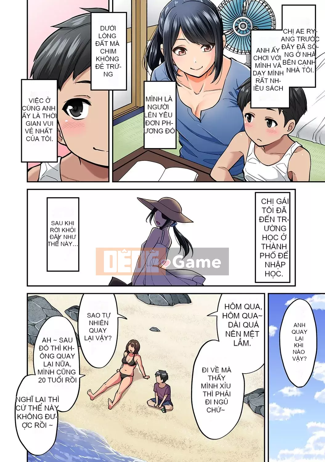 [Shoji Nigou] Kỳ nghỉ hè khi người chị hằng mong ước trở lại làm bạn gái KẾT THÚC