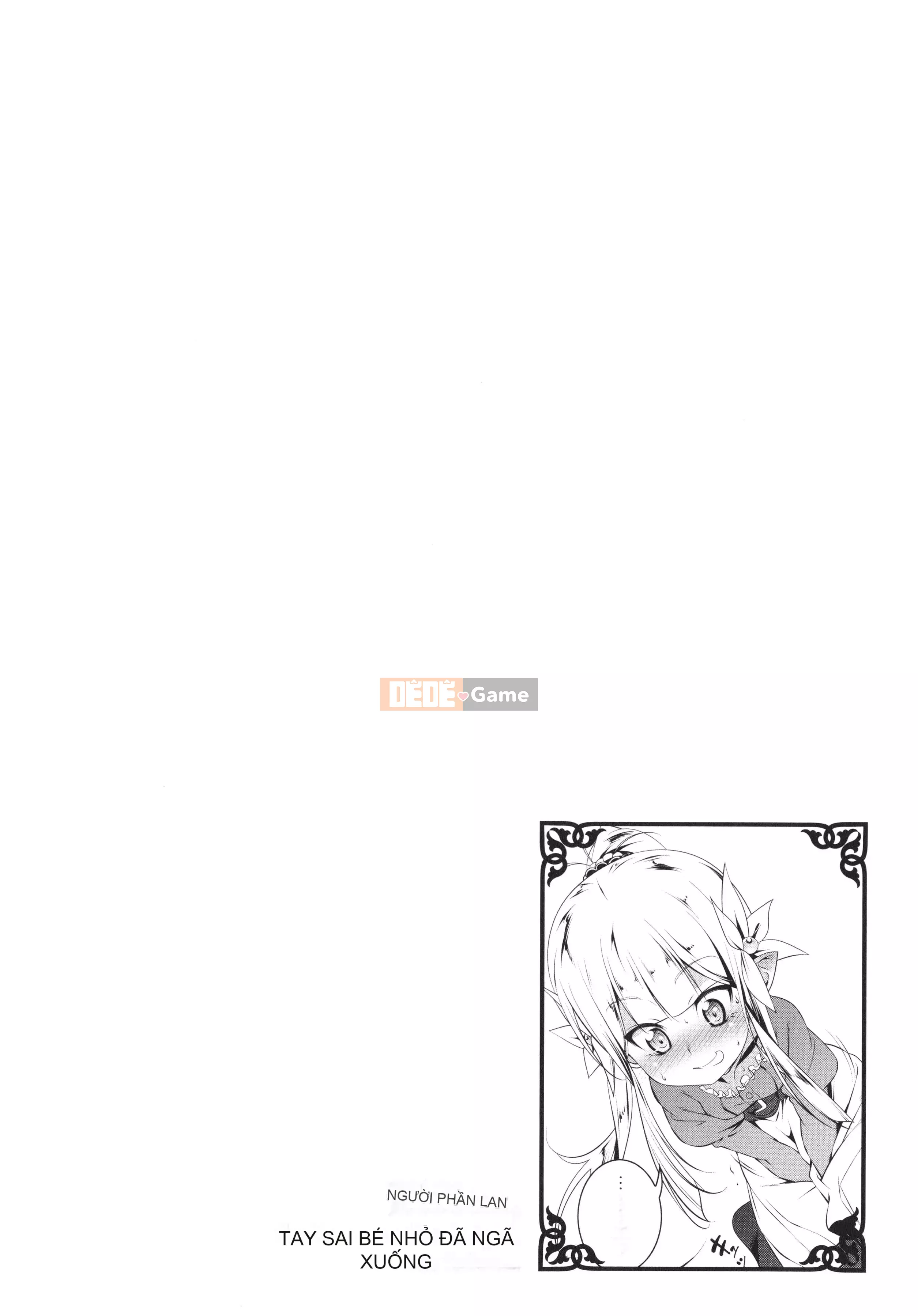 [Kyo Tanabe] Tsurupeta Guardian Knight Elfina Falls + tờ rơi 4P